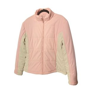 Mudd Pink and White Coat - L